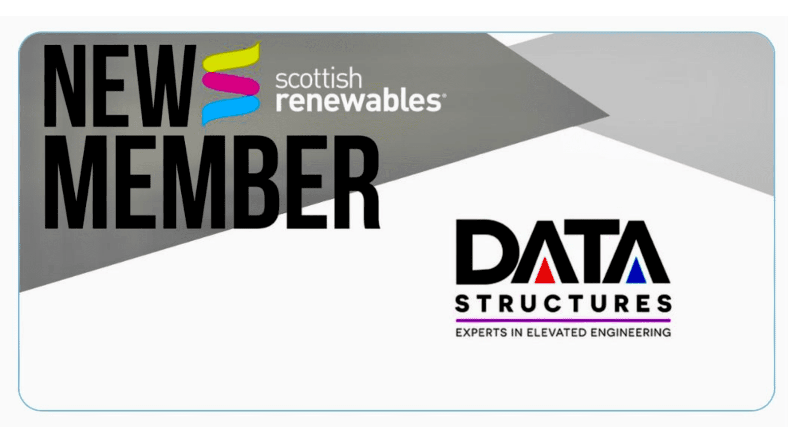 Data Structures are now members of Scottish Renewables